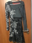 Vorschaubild 1 von Damen Freizeitkleid Gr. 36;S Grau Casual Langarm