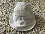 Vorschaubild 2 von Mädchen Hut Weiß Baumwolle Sonnenhut Baby Gr. UNI 9-12M