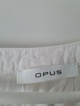Vorschaubild 3 von Damen Bluse Shirt Gr. 44 Weiß Casual Viskose Langarm