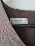 Vorschaubild 2 von Damen Etuikleid Gr. 38 Business Braun Strukturmuster Elegant