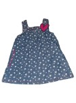 Vorschaubild 1 von Jeanskleid Kinder Blau Gr. 80 Baumwolle Punkte Casual