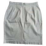 Vorschaubild 3 von Damen Bleistiftrock Gr. 42 Beige Klassisch Business Rock