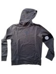 Vorschaubild 1 von Kapuzenpullover Kinder Gr. 158 Grau Baumwolle Logo-Print Casual Langarm