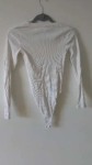 Vorschaubild 4 von Damen Body Langarm Rippstrick Gr. 36/S Weiß Casual