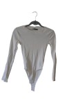 Vorschaubild 1 von Damen Body Langarm Rippstrick Gr. 36/S Weiß Casual