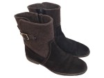 Vorschaubild 1 von Stiefeletten Damen Gr. 40 Braun Textil Reißverschluss 2 cm Casual