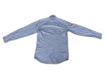 Vorschaubild 1 von Freizeithemd Herren Blau Gr. 48/M Baumwolle Gestreift Casual Langarm