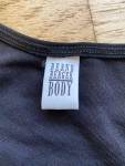Vorschaubild 3 von Damen Body Gr. 40/L Schwarz Kurzarm Strukturmuster