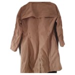 Vorschaubild 2 von Trenchcoat Damen Gr. 36/S Beige Polyester Uni Klassisch Langarm