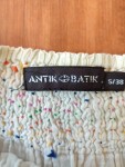 Vorschaubild 2 von Minirock Damen Gr. 38 Beige Bohemian Stickerei