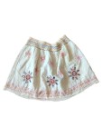 Vorschaubild 1 von Minirock Damen Gr. 38 Beige Bohemian Stickerei
