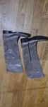 Vorschaubild 3 von Stiefel Damen Gr. 39 Grau Leder Reißverschluss 2 cm Casual Alltag Uni