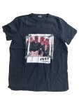 Vorschaubild 1 von T-Shirt Herren L Schwarz Grafik Print Baumwolle Casual