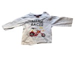 Vorschaubild 1 von Langarmshirt Kinder Junge Little Racer Snoopy Motorrad Gr. 12M/80 Grau