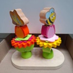 Vorschaubild 2 von Junior Stapelturm Holzspielzeug Motorikspielzeug Kinder Mehrfarbig