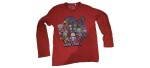 Vorschaubild 1 von Langarmshirt Kinder Rot Gr. 158 Baumwolle Grafisch Casual Game