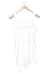 Vorschaubild 2 von Damen Jumpsuit Gr. 32/XXS Weiß Leinen Bohème Elegant