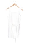 Vorschaubild 1 von Damen Jumpsuit Gr. 32/XXS Weiß Leinen Bohème Elegant