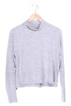 Vorschaubild 1 von Damen Pullover Rollkragen XS/32 Grau Basic