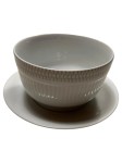 Vorschaubild 1 von Suppentasse mit Untertasse Porzellan Weiß Klassisch