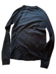 Vorschaubild 2 von Herren Langarmshirt Schwarz Gr. M Casual Polyester