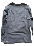Vorschaubild 2 von Langarmshirt Herren Gr. 52/L Grau Baumwolle Uni Casual