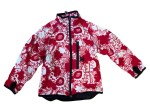 Vorschaubild 1 von Kinder Fleecejacke Gr. 116 Mehrfarbig Blumenmuster Outdoor