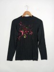 Vorschaubild 2 von Pullover Damen 36/S Schwarz Elegant Pailletten