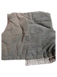 Vorschaubild 2 von Baby Steppweste Gr. 62 (3 Monate) Grau Cord Bär Applikation Casual
