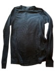 Vorschaubild 1 von Herren Langarmshirt Schwarz Gr. M Casual Polyester