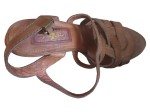 Vorschaubild 1 von Sandale Damen Elegant Braun Gr. 37 Absatzschuhe