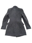 Vorschaubild 2 von Klassischer Mantel Damen Gr. 34/XS Grau Polyester Meliert Elegant Langarm