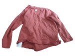 Vorschaubild 2 von Langarmshirt Kinder Gr. 92 Rot Baumwolle Elasthan Uni Casual Knopf