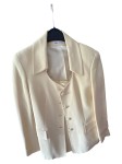 Vorschaubild 1 von Blazer Damen Gr. UNI Beige Polyester Elegant Langarm Business