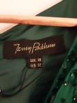 Vorschaubild 3 von Damen Abendkleid Langarm Grün Pailletten Gr. 40;L Elegant