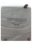Vorschaubild 3 von Mädchen Langarmshirt Gr. 80 Weiß Sterne Casual