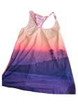 Vorschaubild 2 von Top Damen Gr. 40/L Mehrfarbig Polyester Elasthan Farbverlauf Sportlich