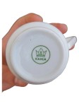 Vorschaubild 2 von Tasse Porzellan Weiß mit Rosenmuster 200ml Höhe 7,5cm