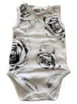 Vorschaubild 1 von Baby Body Gr. 62 Weiß Rosen Muster 0-3 Monate