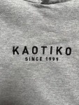 Vorschaubild 3 von Hoodie Kapuzenpullover Damen Gr. XL Grau Pastell Retro