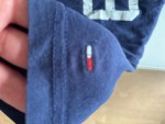 Vorschaubild 3 von T-Shirt Herren Blau Gr. 48/M Baumwolle Schriftzug Casual Kurzarm