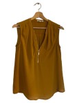 Vorschaubild 1 von Damen Top Gr. 34 Gelb Casual Ärmellos