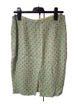 Vorschaubild 3 von Bleistiftrock Damen Gr. 40/L Grün Polyester Baumwolle Klassisch