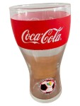 Vorschaubild 1 von Glas Brasilien Fußball Fan Becher 300ml Rot Sammelglas Trinkglas
