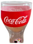 Vorschaubild 2 von Glas Brasilien Fußball Fan Becher 300ml Rot Sammelglas Trinkglas