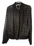 Vorschaubild 1 von Damen Bomberjacke Schwarz Gr. 36/S Modisch Casual