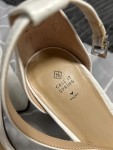 Vorschaubild 2 von Sandaletten Damen 39 Weiß Elegant Blockabsatz