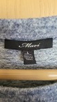 Vorschaubild 5 von Strickkleid Damen Gr. 40/42 L Grau Meliert Feinstrick Kleid