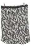 Vorschaubild 2 von KENNY S. Damen Faltenrock Gr. 36 Schwarz Abstrakt Elegant Business Midi