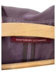 Vorschaubild 4 von Trenchcoat Damen Lila Gr. 36/S Baumwolle Uni Klassisch